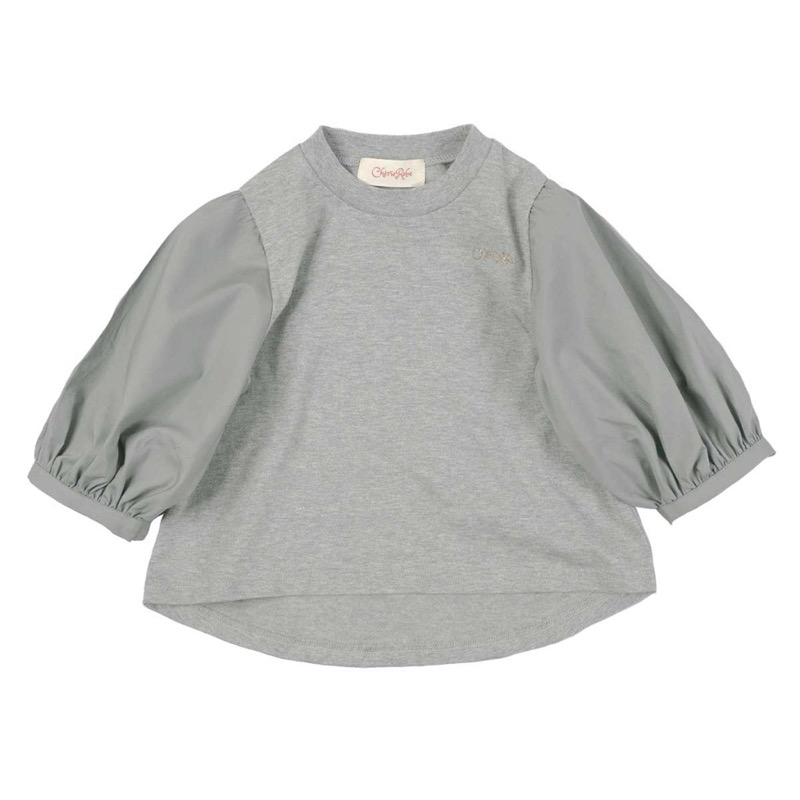 パフスリーブ 半袖T (Heather Gray)